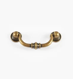 Lee Valley Antique Brass Ring Rosette Pull