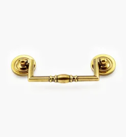 Lee Valley Antique Brass Traditional Squared Bail Pull