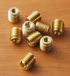 Lee Valley 10-24 Brass Knife-Edge Insert Nuts