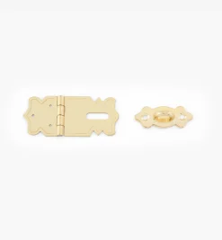 Lee Valley Brass-Plated Hasp