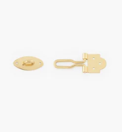 Lee Valley Brass-Plated Hasp