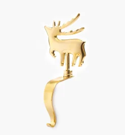 Lee Valley Brass Stocking Hangers