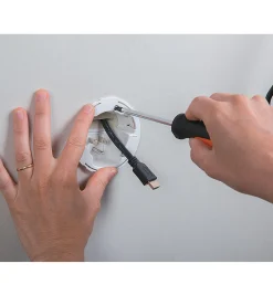 Lee Valley Cable Grommet Kit For Wall-Mounted Electronics