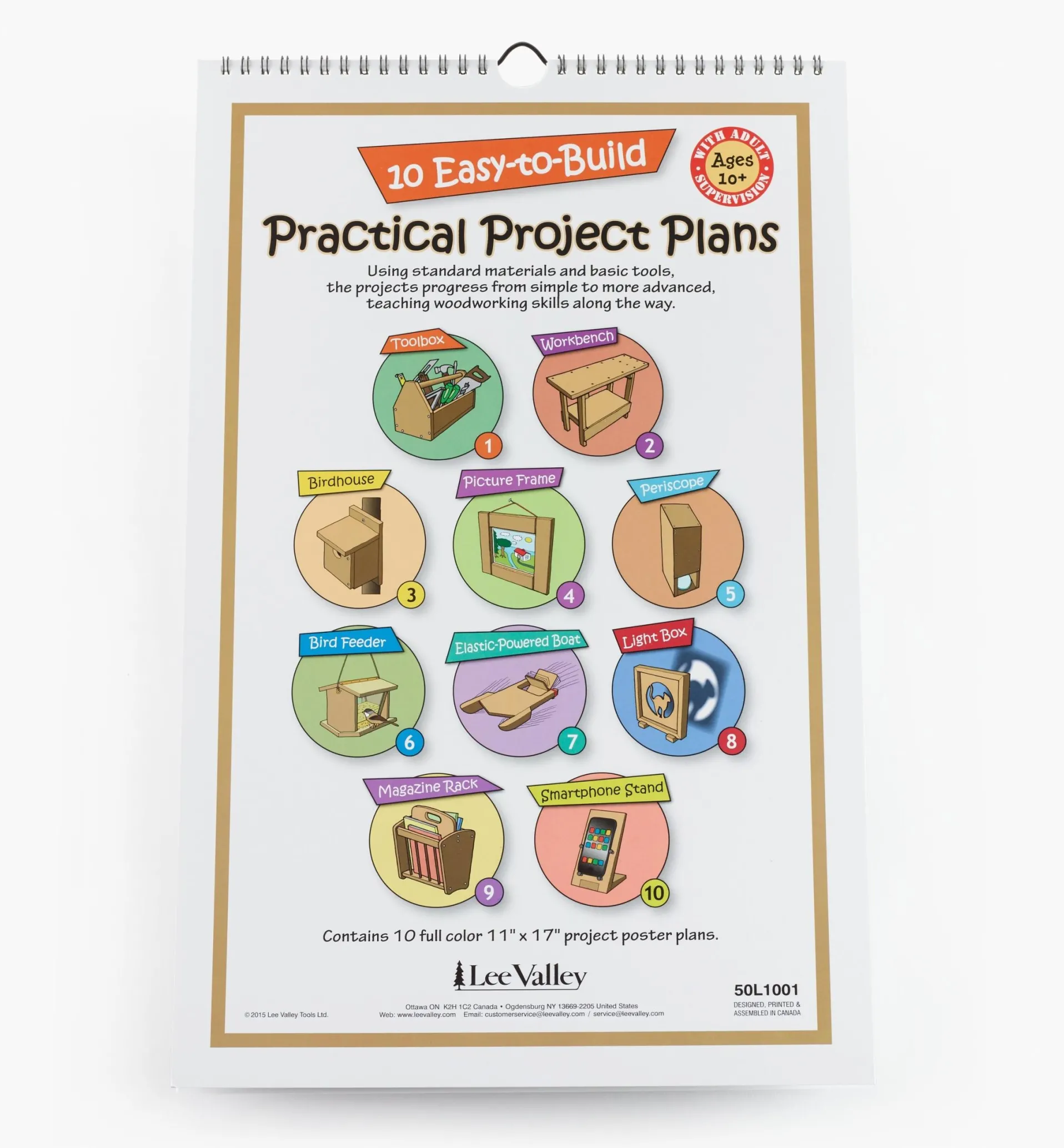 Lee Valley 10 Easy-to-Build Practical Project Plans