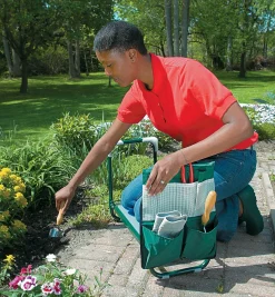 Lee Valley Folding Kneeler Stool & Tool Holder Set