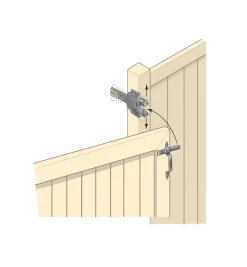 Lee Valley Gate Hardware Set