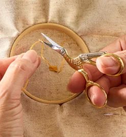 Lee Valley Gold-Plated Stork Scissors
