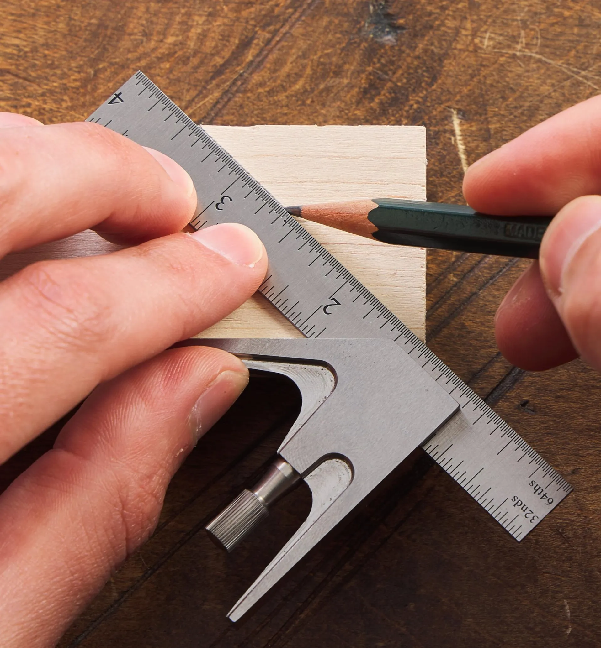 Lee Valley 4" Combination Square