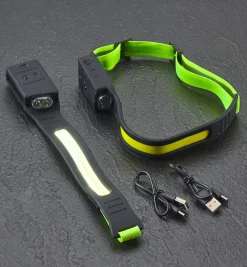 Lee Valley Pair Of Rechargeable COB Headlamps