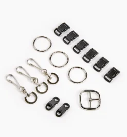 Lee Valley 15-Piece Set Of Assorted Paracord Findings