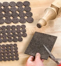 Lee Valley 123-Piece Set Of Wool-Blend Furniture Pads