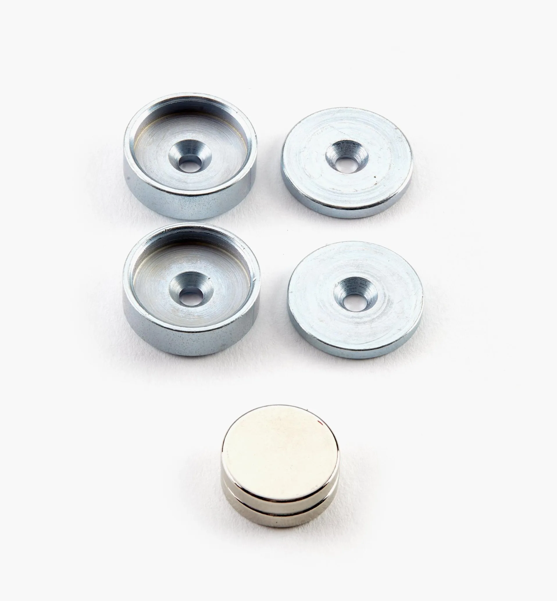 Lee Valley Rare-Earth Magnet, Cup & Washer Sets