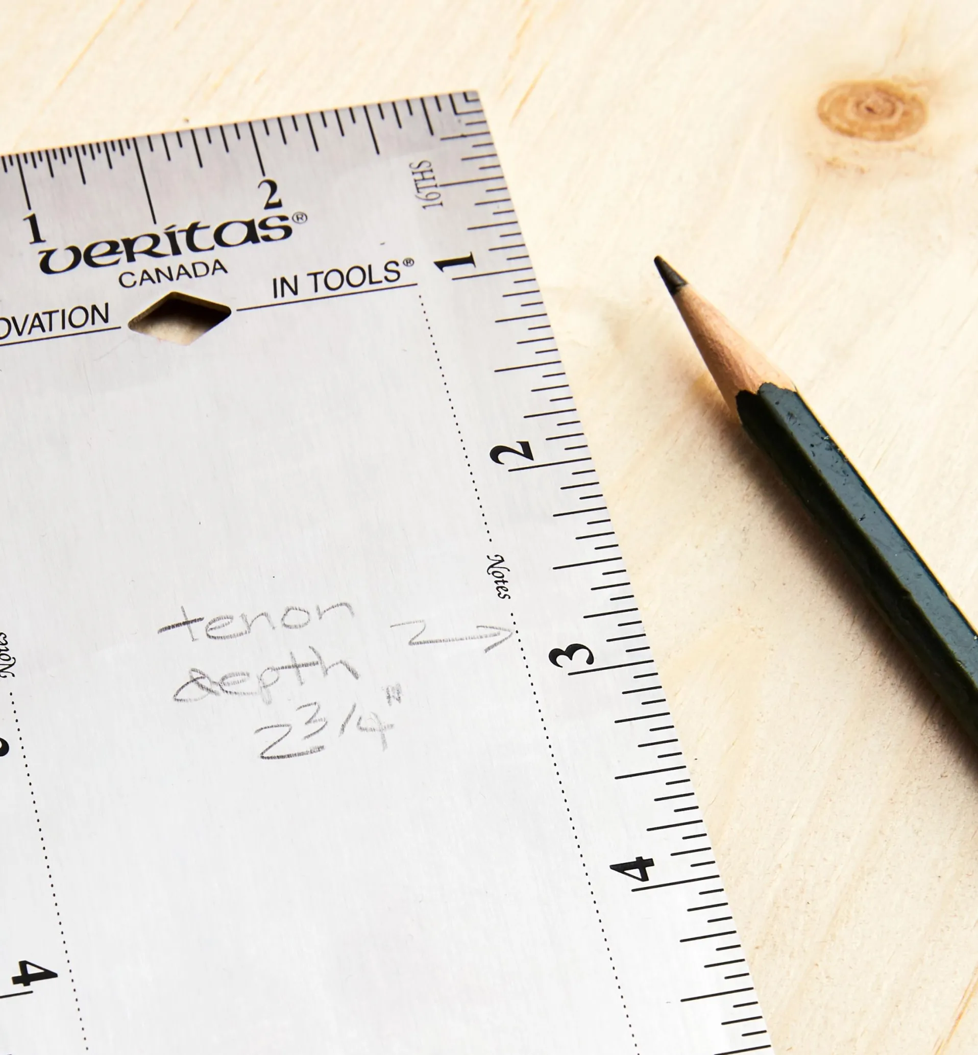 Lee Valley 10" Rule For Veritas Sliding Square