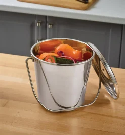 Lee Valley Stainless-Steel Compost Pails
