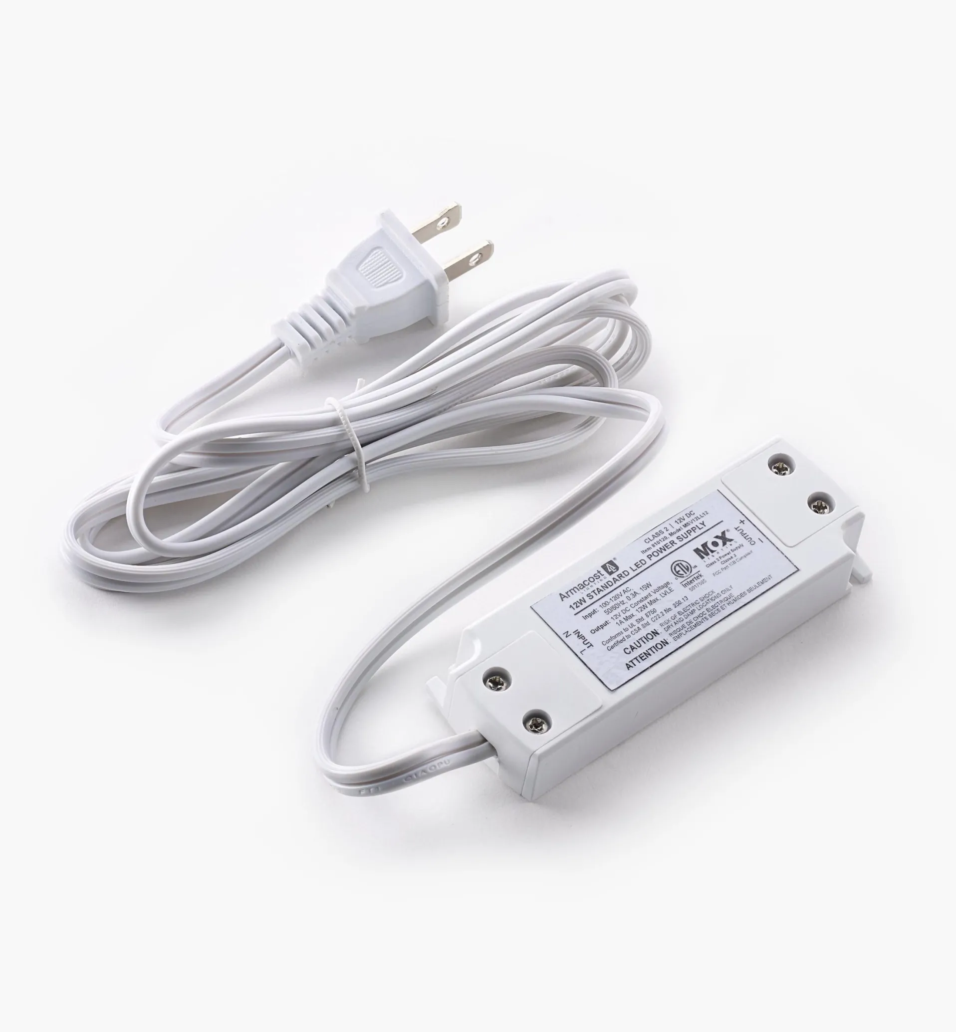 Lee Valley Standard Power Supplies (12V)