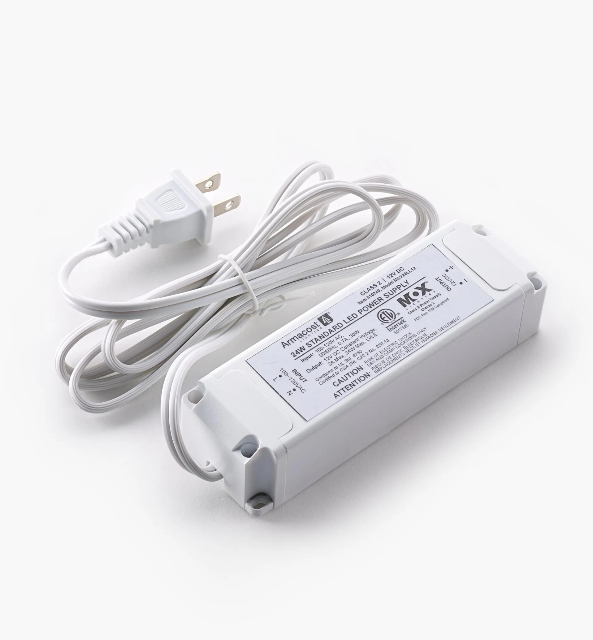 Lee Valley Standard Power Supplies (12V)