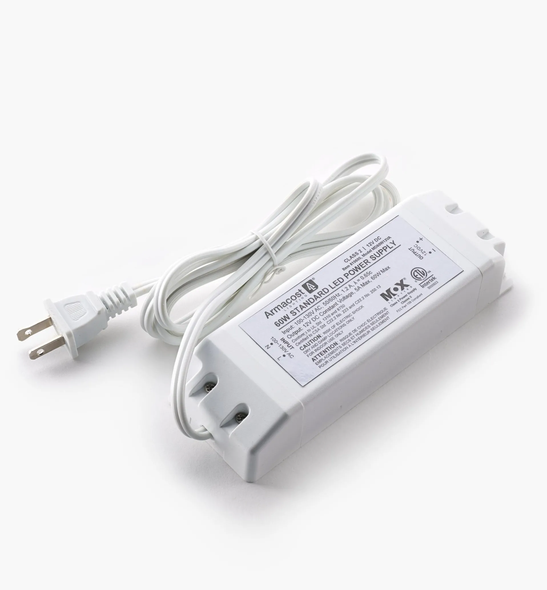 Lee Valley Standard Power Supplies (12V)