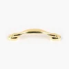 Lee Valley 4 1/4" Ultra-Bright Brass Finish Eclipse Pull