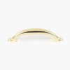 Lee Valley 4" Ultra-Bright Brass Finish Eclipse Pull