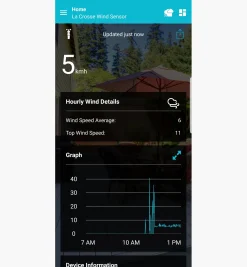 Lee Valley Wi-Fi Weather Station With Wind